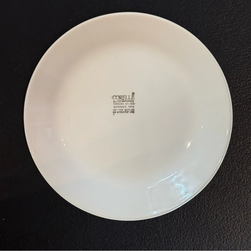 4pc Vintage Corelle Corning BLUE LILY Bread & Butter Dessert Plates EUC